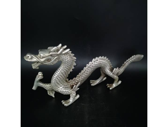 Artificiel aboration chinoise, Gravure Cupronprison, Bonne chance «Dragon», Artisanat en métal, Décoration de la maison, Renforcement