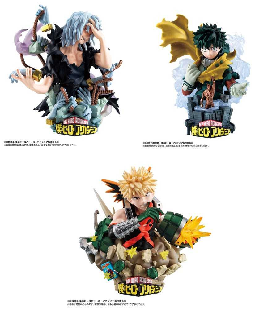 Megahouse My Hero Academia Petitrama EX Serie Verzamelfiguren Type-Decision Set, 3-delige set, 9 cm