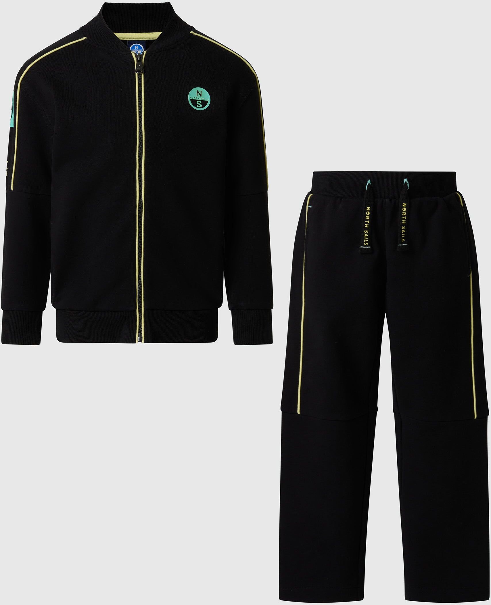 North Sails Trainingsanzug mit kontrastierenden Paspeln Black 4