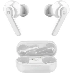 Cellularline SHEER Wireless Kofhörer mit ANC Technologie,White (ANC, 7 h, Kabelgebunden), Kopfhörer, Weiss