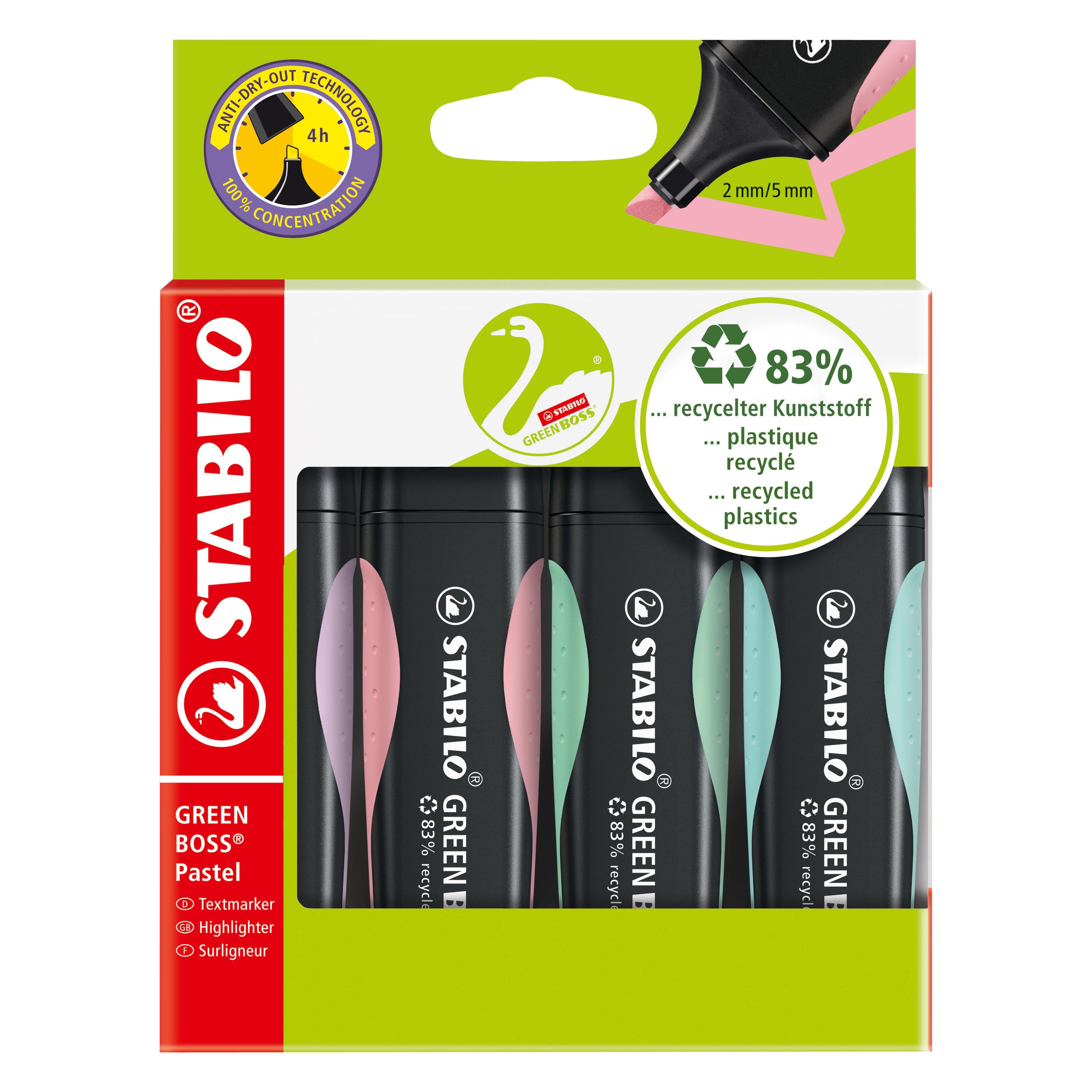 Stabilo GREEN BOSS Textmarker (4x) (6070/4-2)