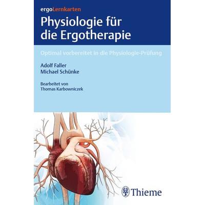 ErgoLernkarten - Physiologie für die Ergotherapie, Sonstige von Michael Schünke, Thieme, 978-3-13-245590-0