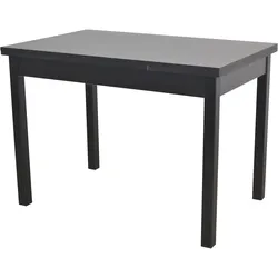möbel direkt online Esstisch, schwarz von 104 bis 164 cm ausziehbar schwarz