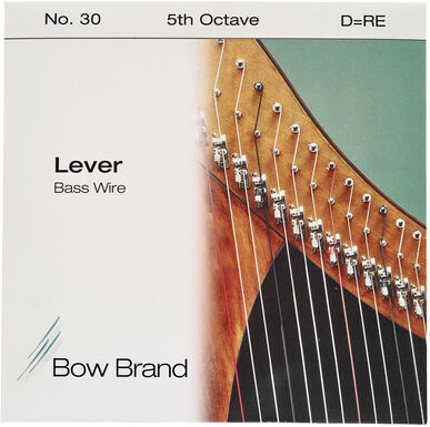 Bow Brand BW 5th D Harp Bass Wire No.30