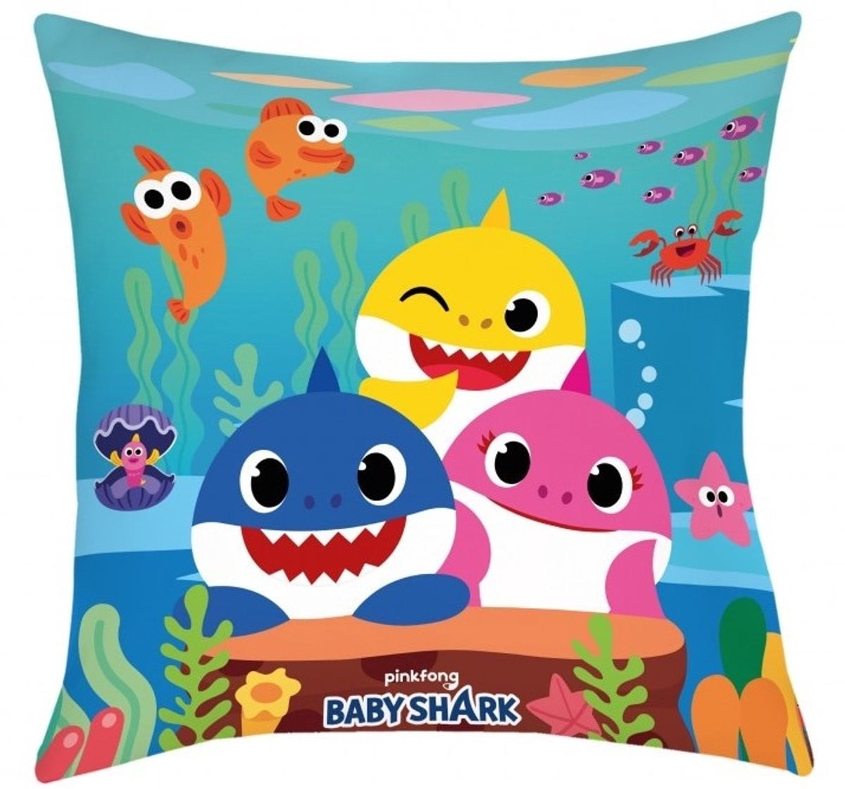 Baby Shark Sierkussen - Multi - 40 x 40 cm