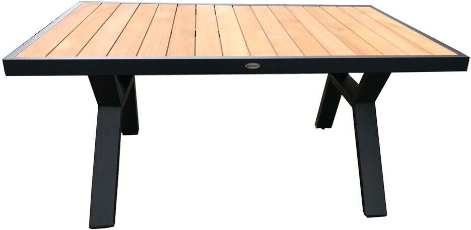 Rotterdam Esstisch 138 x 80 cm, Aluminium ROJAPLAST 1321