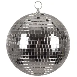 Disokugel silber Disco Party Deko Ø 20 cm