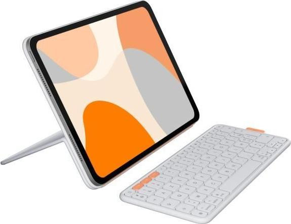 Logitech Flip Folio Keyboard Case voor iPad en iPad Air 11-inch (M4, M2, M3) - Lichtgrijs