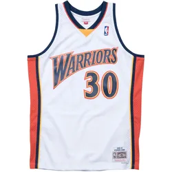 Mitchell & Ness, Herren, Sportshirt, nba trikot golden state warriors stephen curry (M), Weiss, M