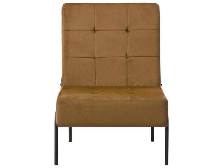 NEW Siège Intérieur - - Chaise de relaxation - 65x79x87 cm Marron Velours{par siège max : 110 kg} 385928