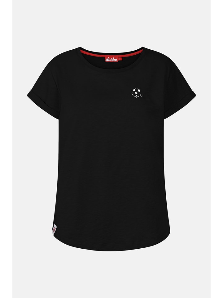 Derbe Shirt in Schwarz - M