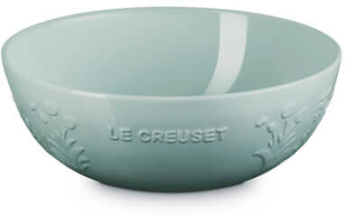 Le Creuset Sea Salt Stoneware La Jardin 25cm Round Serving Bowl