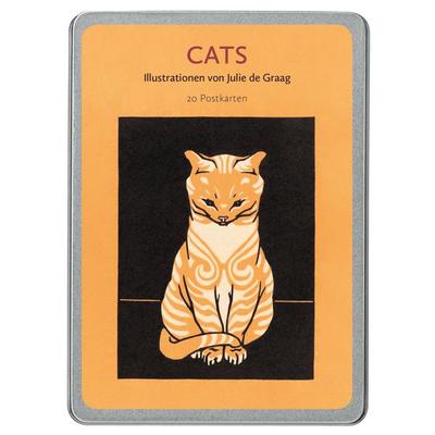 Cats Postkarten VE 20, Karte von , PAPER MOON Grand Galleries GmbH