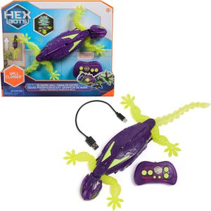 Hex-Bots Elektronisches-Haustier Wandkriechender Gecko, Glow in the Dark, realistische Bewegungen, ab 4 Jahre