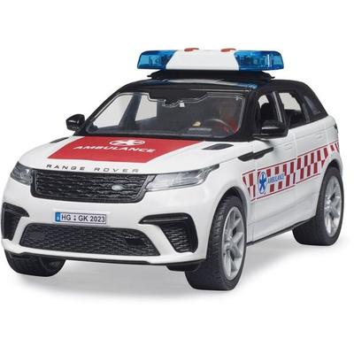bruder 02885 Range Rover Velar Notarztfahrzeug mit L+S-Modul und Fahrer