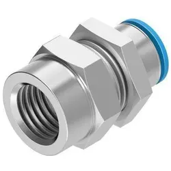 Festo, Rohrverbindungstechnik, QSSF Series Straight Threaded Adaptor, G 1/8 Female to Push In 8 mm, Threaded-to-Tube