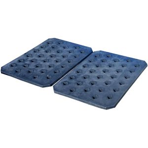 BAUER Lochrost LR-PE 100, aus Polyethylen, für Auffangwanne KWP-P 100, 2 Stück