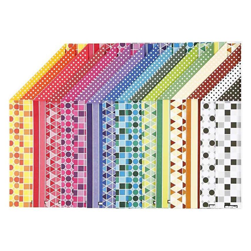 Creativ Company Color Bar Papier Print A4 100gr, 16 Vellen (100 g/m², 16x) (5707167722534)