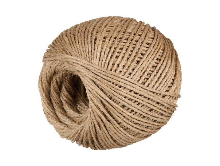Windhager Flachs-Gartenschnur 80 m x 1.2 mm beige