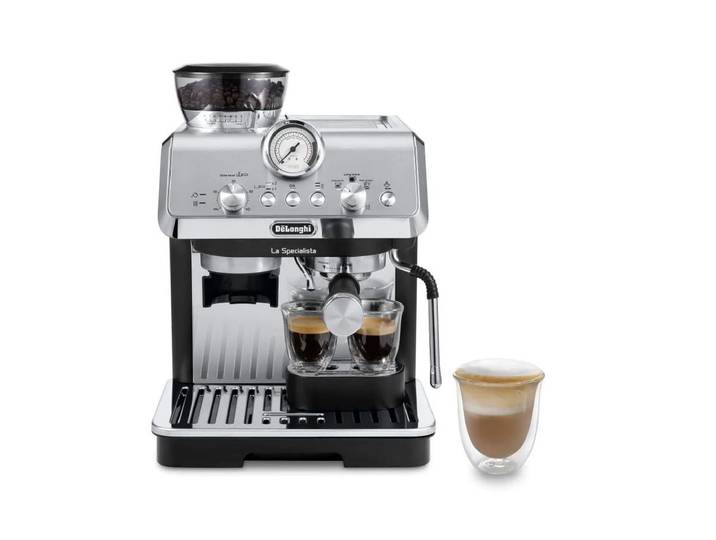 DE'LONGHI Siebträgermaschine EC9155 La Specialista Arte , Energieeffizienz: A+++, silber (silberfarben), B:27,5cm H:40cm T:36,5cm, Kaffeemaschinen, Siebträgermaschine