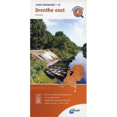 Drenthe oost 1:66 000, Karte von , ANWB Media Inside Sales, 978-90-18-04716-0
