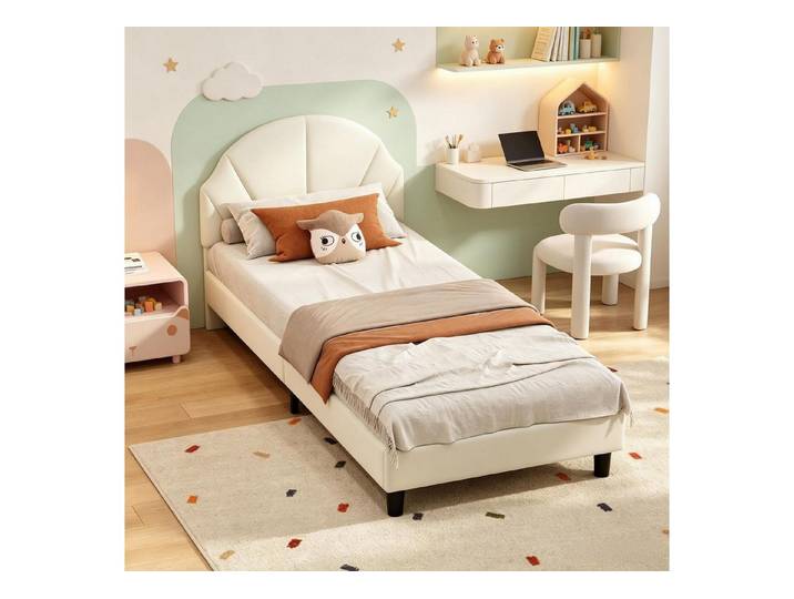 LuxusKollektion Prinzessinbett Gepolstertes Kinderbett 90x190