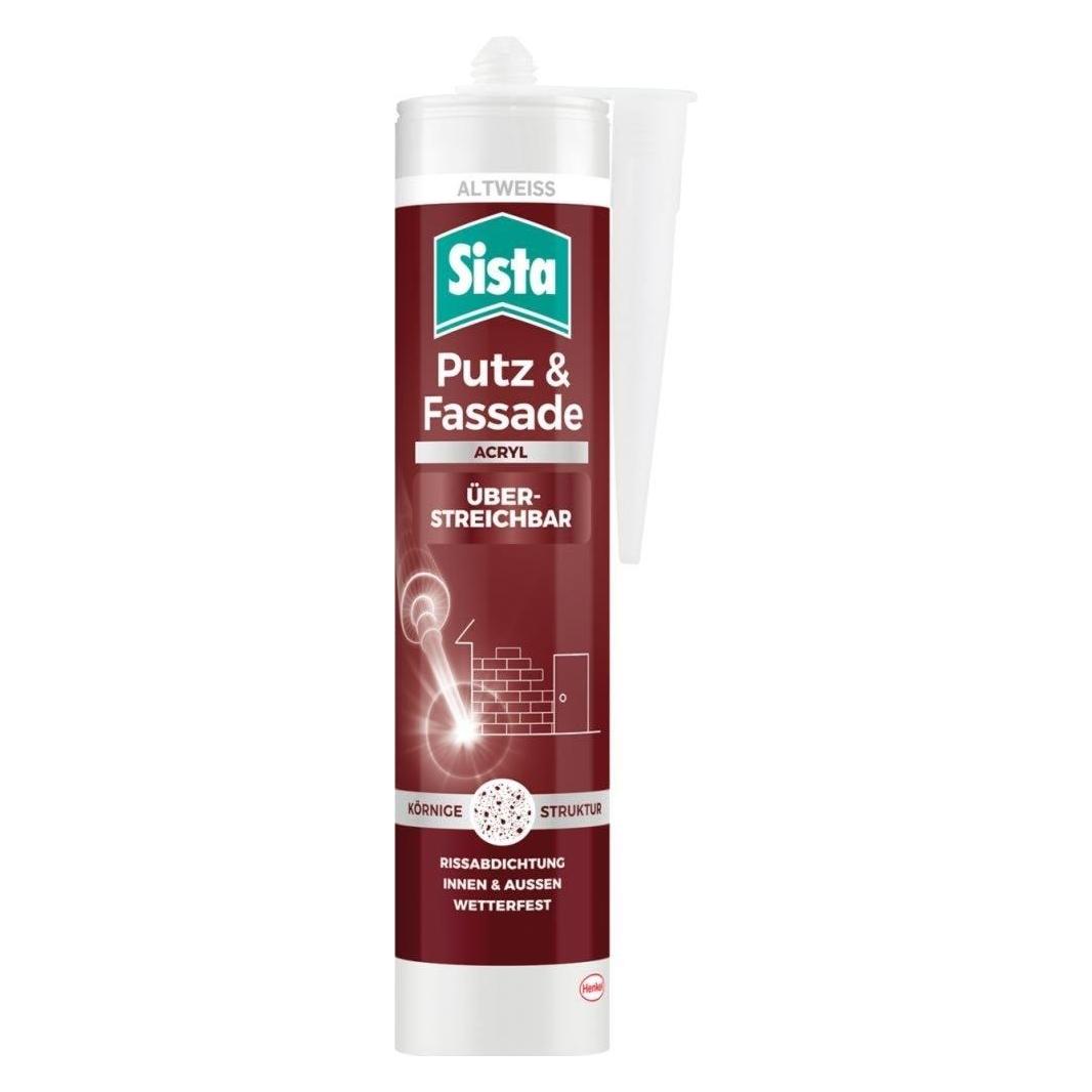 Sista Putz & Fassade Acryl Herstellerfarbe Altweiss SHPW3 280 ml (Altweiss, 280 ml) (SHPW3)