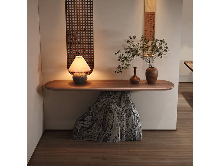 Couloir luxe Table d'angle bois Vintage nordique entrée Console Tables Salon moderne Tisch Wohnzimmer meubles de Salon