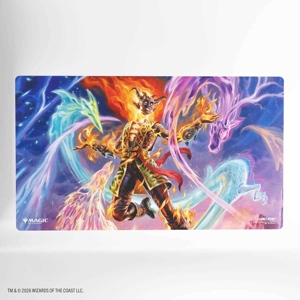 Gamegenic MTG Lorwyn Eclipsed Prime Playmat – Ashling, the Limitless, Official Magic: The Gathering Playmat, 2 mm Cushioning