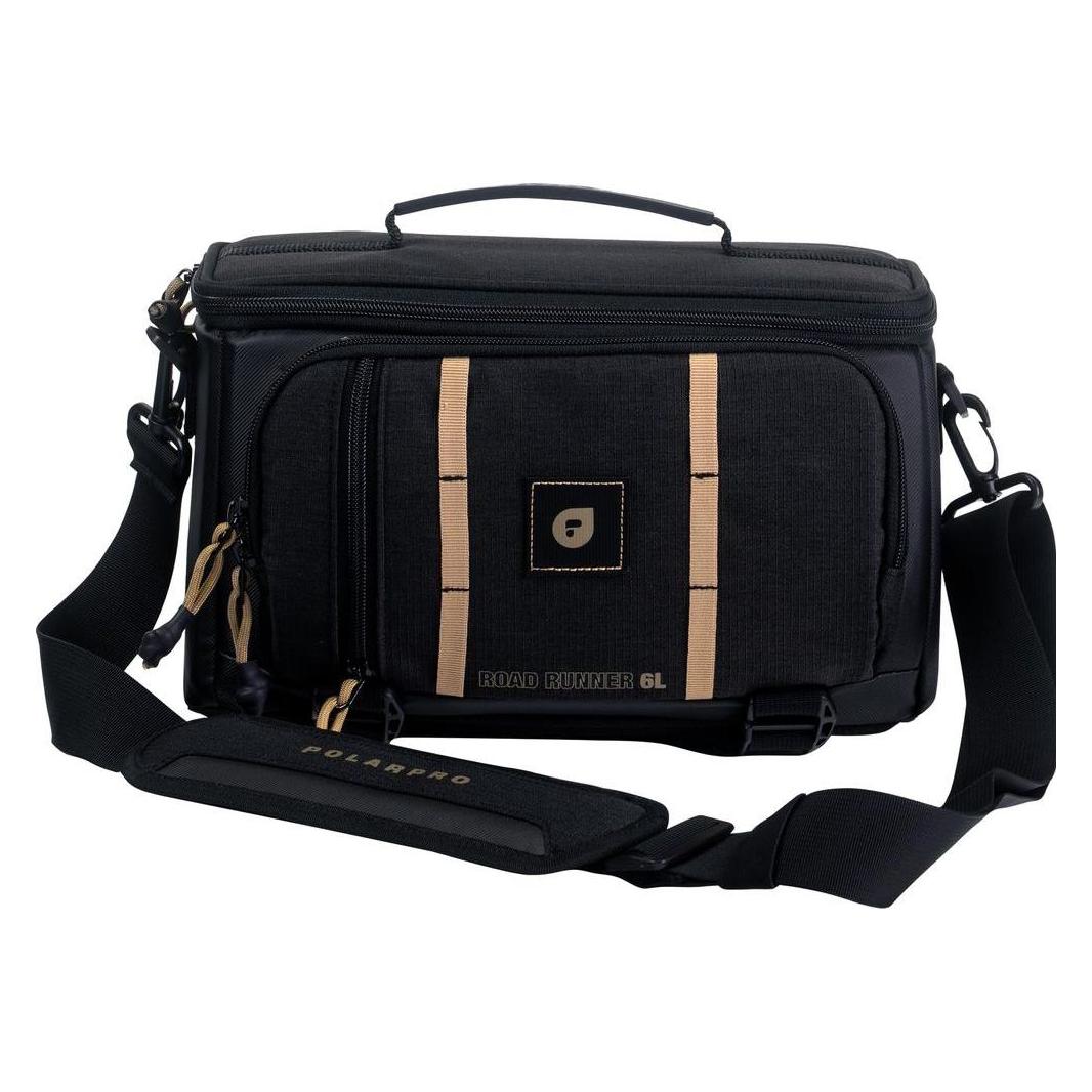 PolarPro Kamera-Tasche RoadRunner 6 l Sling Schwarz (Kamera Schultertasche, 6 l) (RD-RNNR-6L)