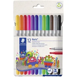 STAEDTLER Fasermaler Noris 320 C12 sortiert 12 Stück