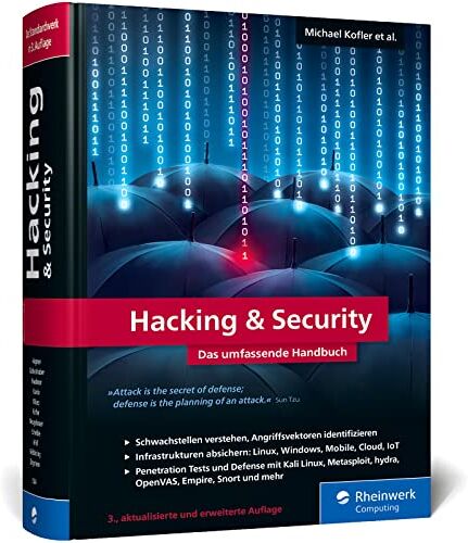Michael Kofler - Hacking & Security: Das umfassende Hacking-Handbuch mit über 1.000 Seiten Profiwissen. 3., aktualisierte Auflage des IT-Standardwerks - Preis vom 09.10.2026 07:28:09 h