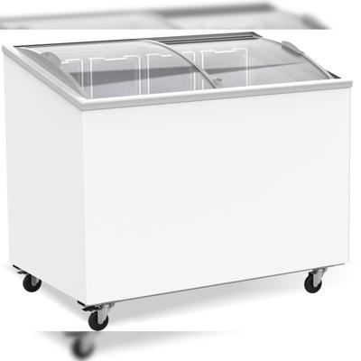 A&S polarny A&S Tiefkühltruhe mit Glasschiebedeckeln | 297 Liter | 4 Körbe