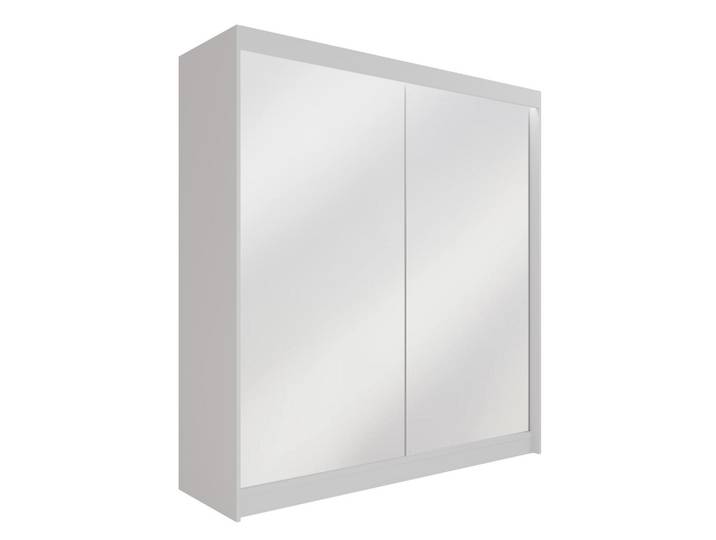 KLEIDERSCHRANK AMOHA mit LED - 200 cm - Weiß