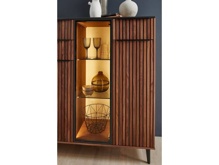 hibitaro Highboard in Lamellenoptik