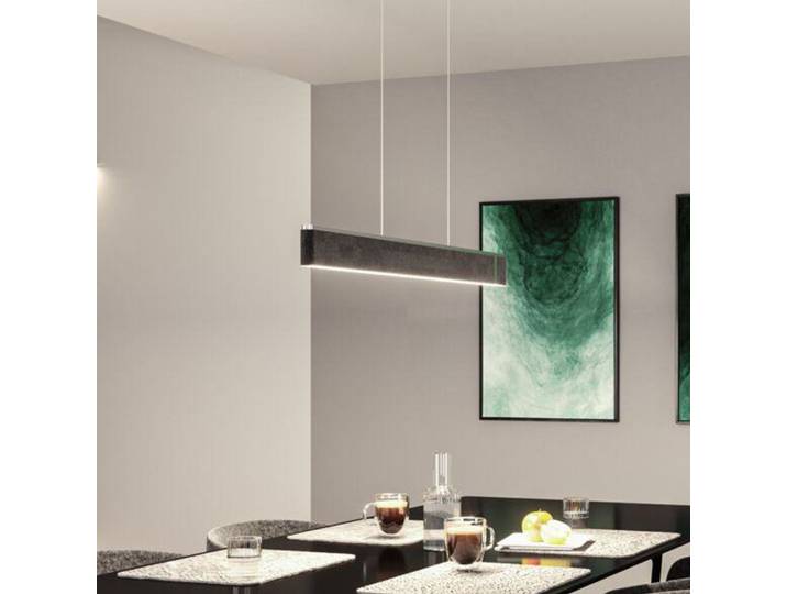 Jagun LED Pendelleuchte 3-Step-Dim Anthrazit - Paulmann - Küche - Modern - Stoff / Textil - Einflammig