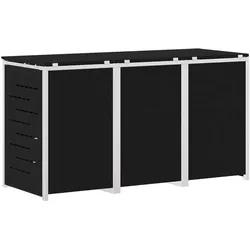 vidaXL, Gartenhaus + Gartenschrank, Rollbehälterlagerung