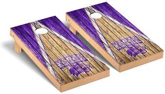Skip's Garage Western Carolina Catamounts Triangle Cornhole Board Set