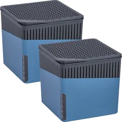Raumentfeuchter 2er Set CUBE (BHT 16,50x15,70x16,50 cm) - bunt - BHT 16,50x15,70x16,50 cm