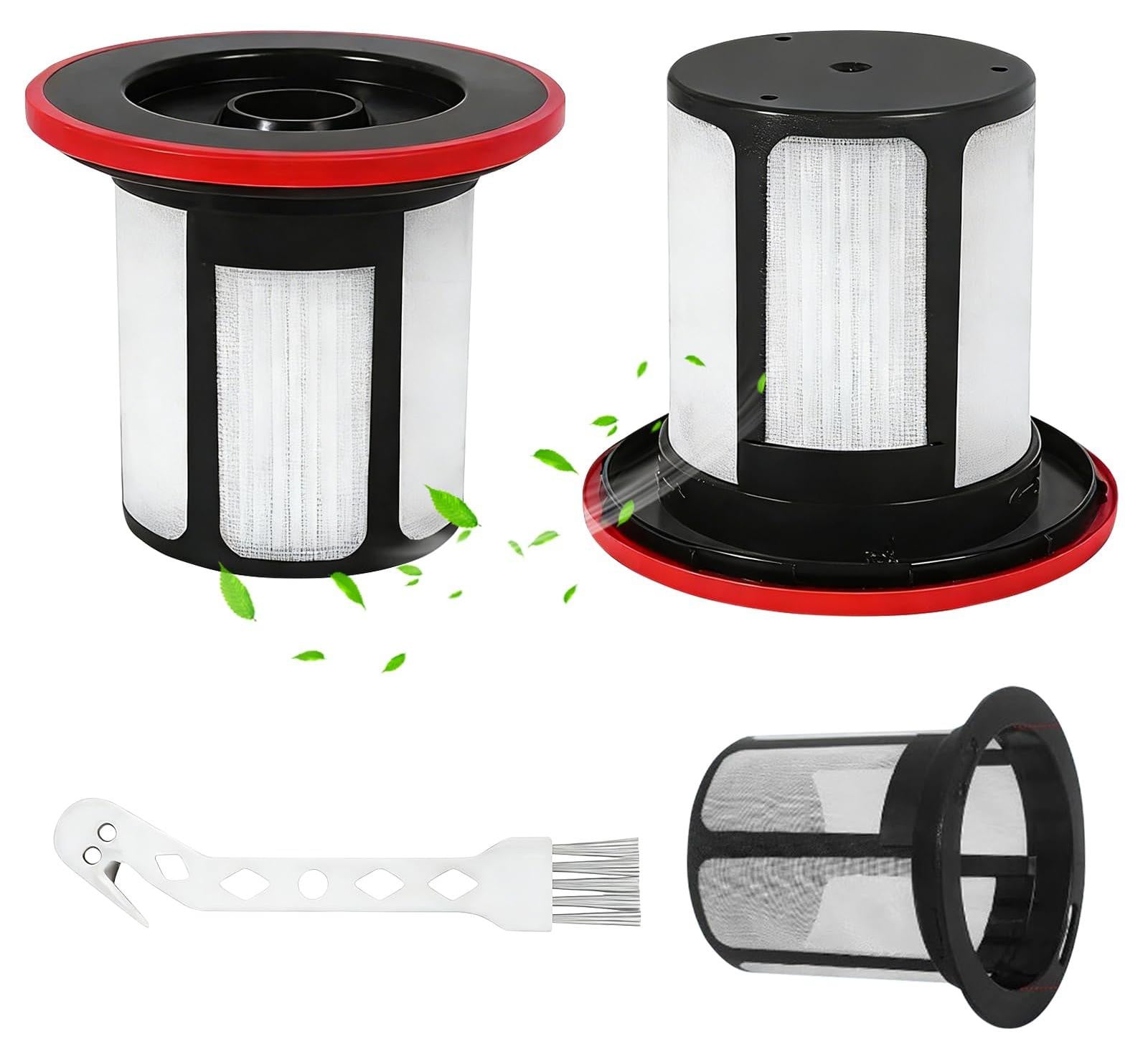 Dripio 2 reservefilters voor de Bosch Unlimited Serie 7, voorfilter van roestvrij staal