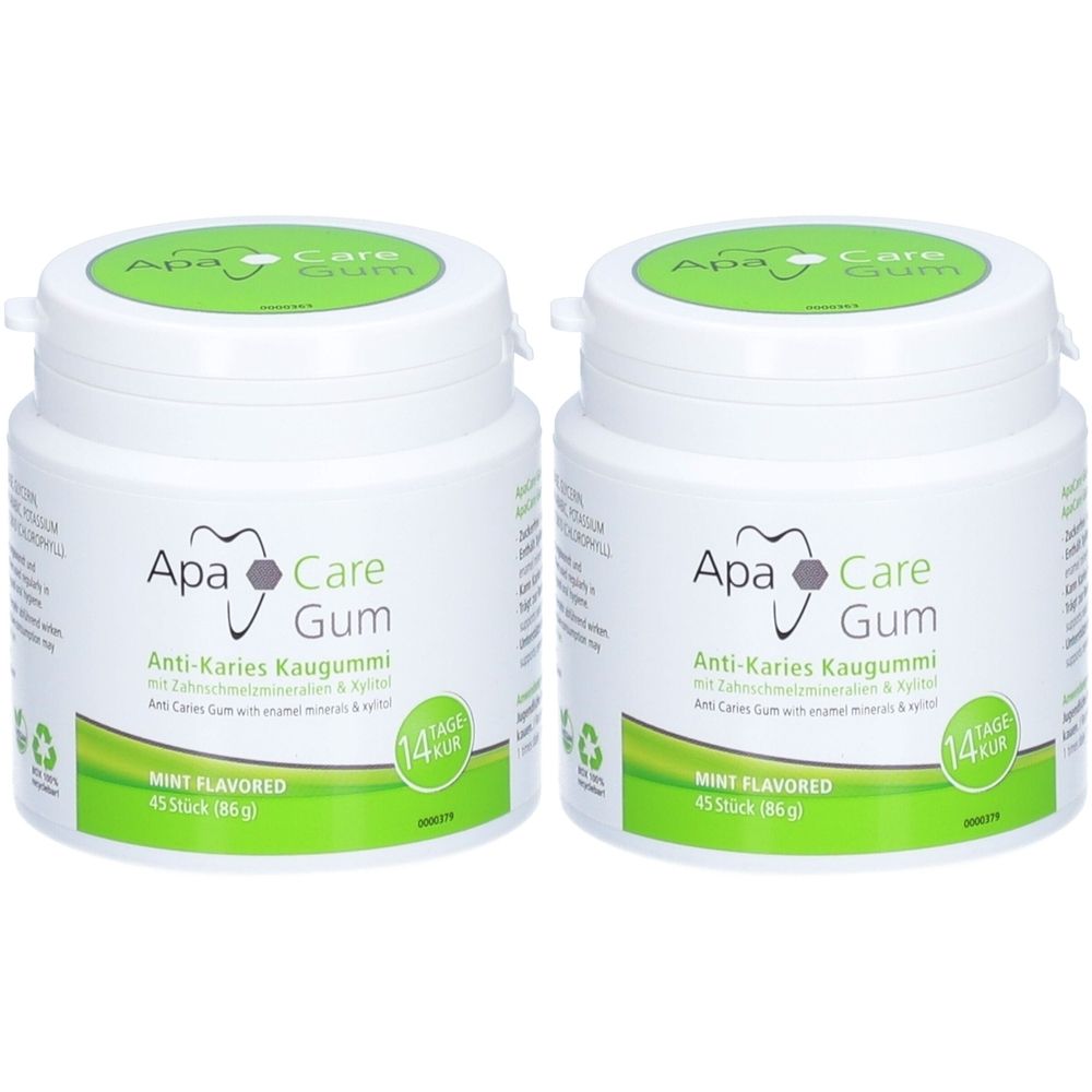 Apacare GUM Anti Karies x2 2x45 St Kaugummi