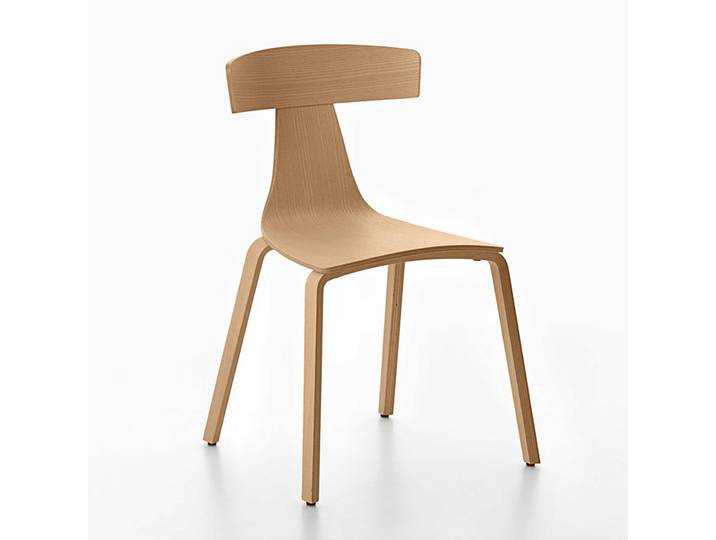 Holzstühle Plank Remo Esche ohne Armlehnen, Neu - Perfekt für komfortables Sitzen