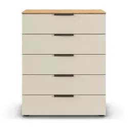 Kommode Flipp Dekor Beige Champagner