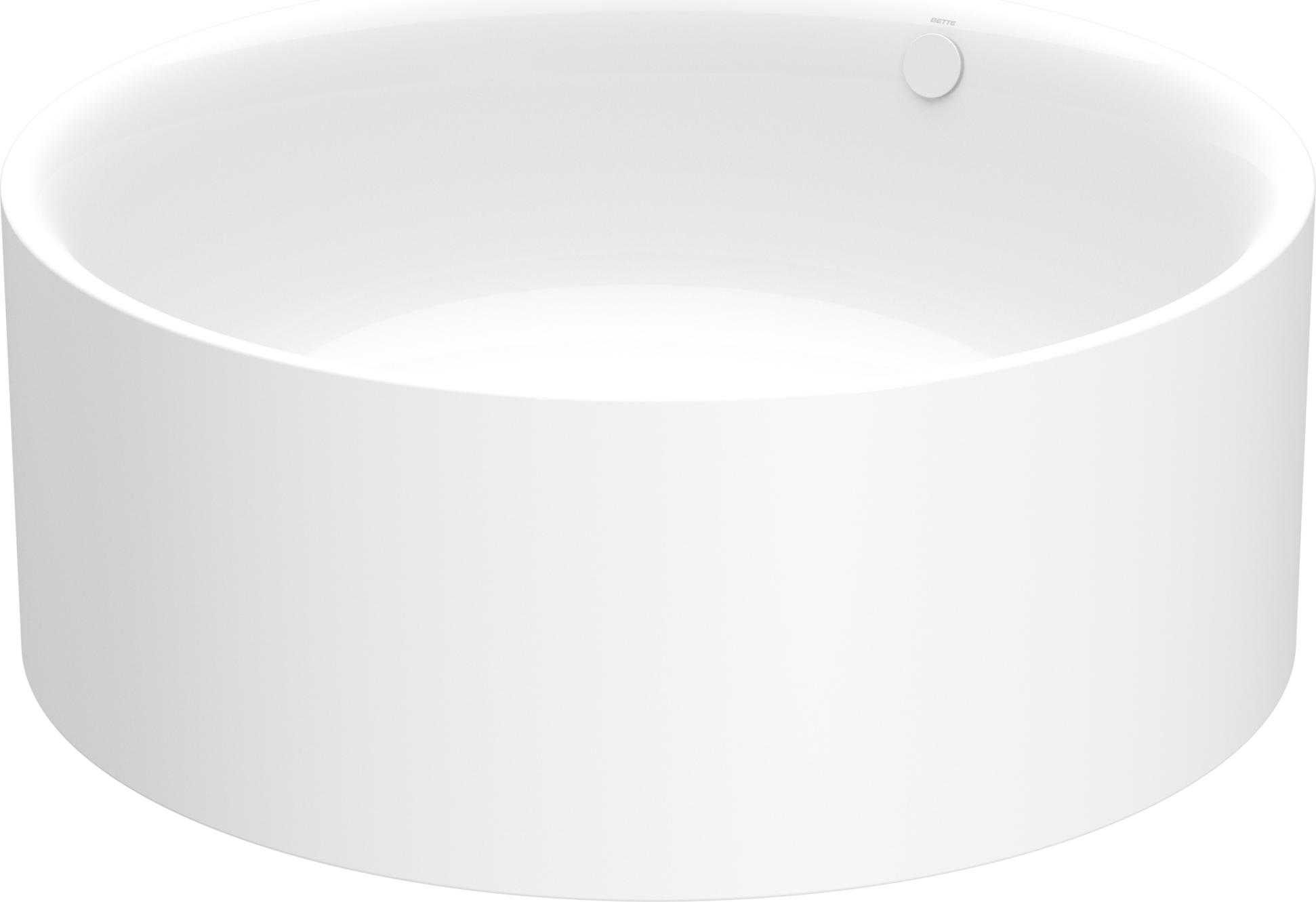 BettePond Silhouette Badewanne, rund, freistehend, 1500x1500x450mm, 6045-000CFXXS,Plus