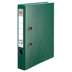 herlitz Ordner Rückenbreite 5 cm DIN A4 Kunststoff grün