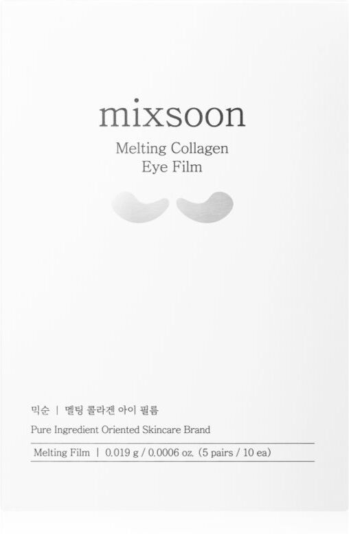 mixsoon Melting Collagen Eye Film Brightening Face Sheet Mask for the eye area 5x2 pc