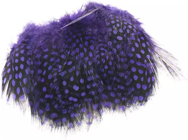 Hareline Strung Guinea Fowl-Purple