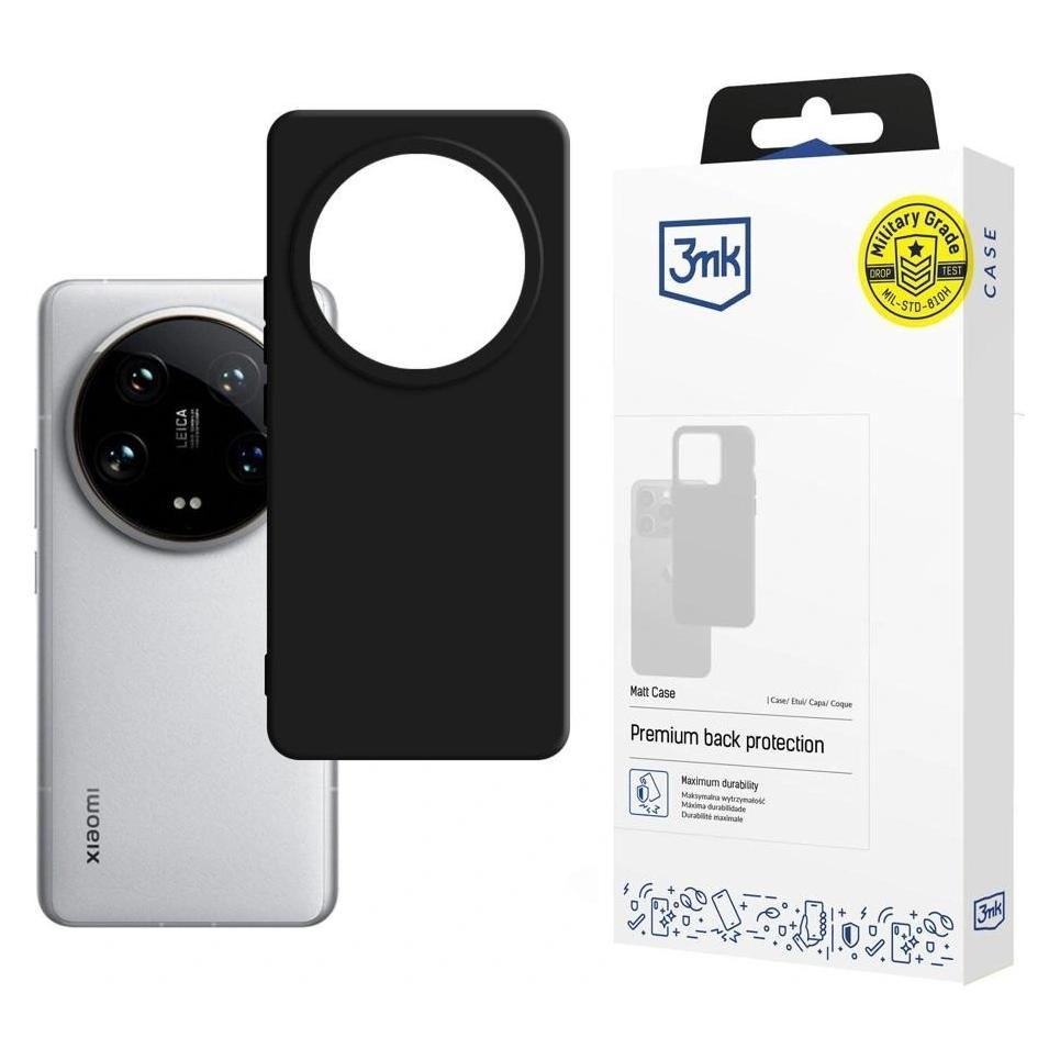 3MK Mattes Gehäuse für Xiaomi 14 Ultra schwarz (Xiaomi 14 Ultra) (5903108560498)