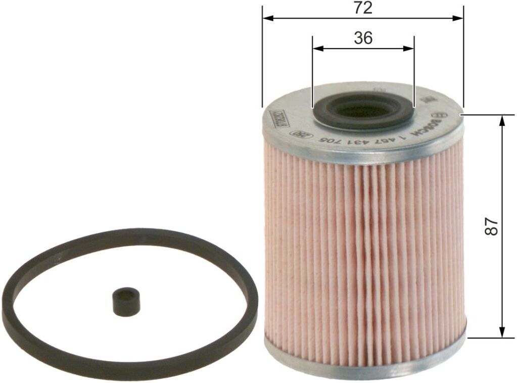 Kraftstofffilter BOSCH 1 457 431 705