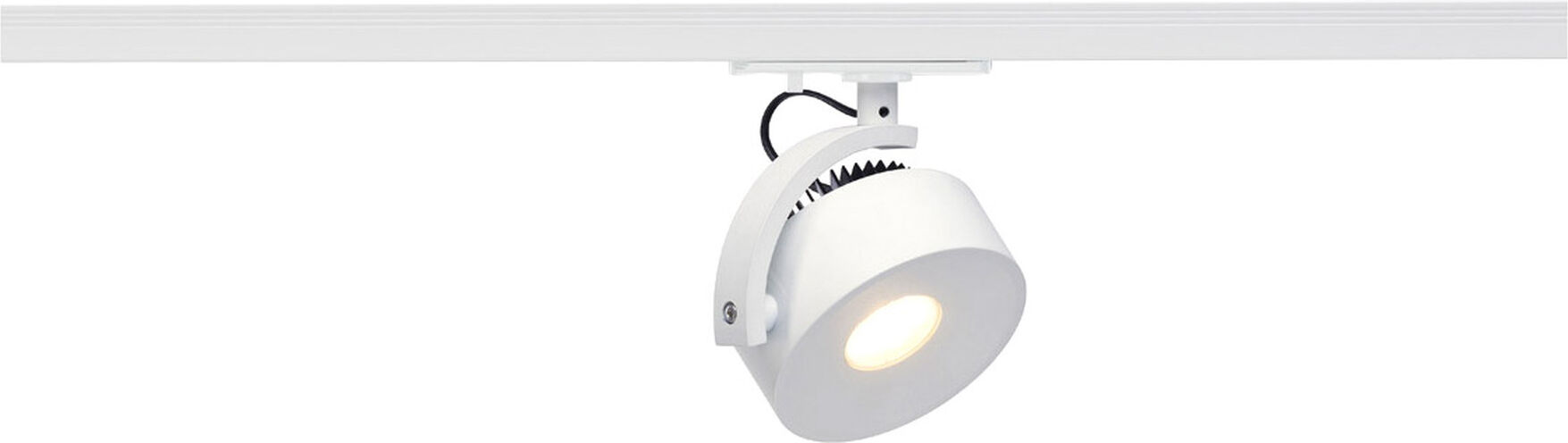 Slv Kalu Track Leddisk Spot, Weiss, 3000k, Inkl. 1p.-Adapter - Leuchten Mit 1 Phasen Adapter